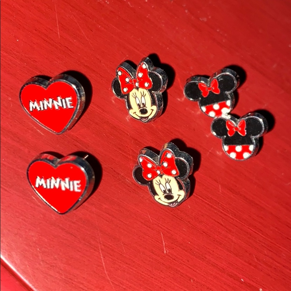 Disney Minnie Mouse Earrings Set